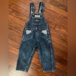 Vintage OshKosh BGosh Vestbak USA Denim Overalls 2T